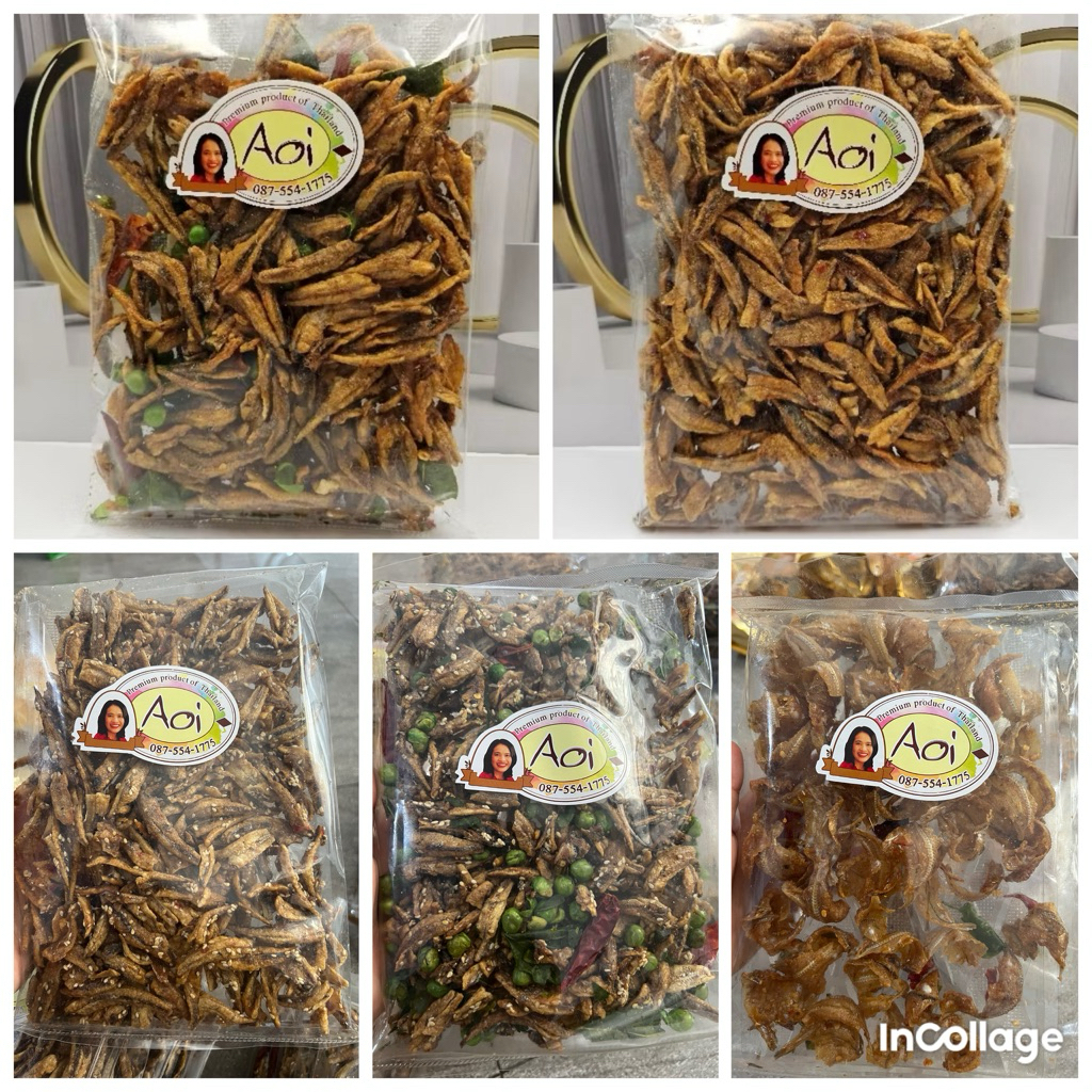 

Aoi snack teri/ ikan asin import bangkok