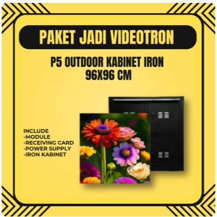 VIDEOTRON/LED DISPLAY P5 OUTDOOR - IRON CABINET/KABINET