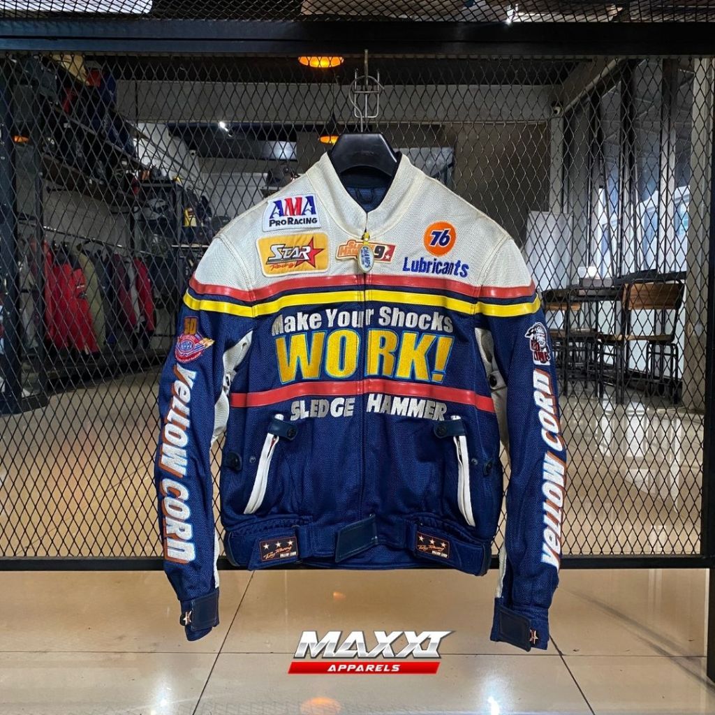 Jaket motor yellow corn X 76 Lubricant | BB (59kg-63kg) | Jacket Riding | Original Yellow Corn