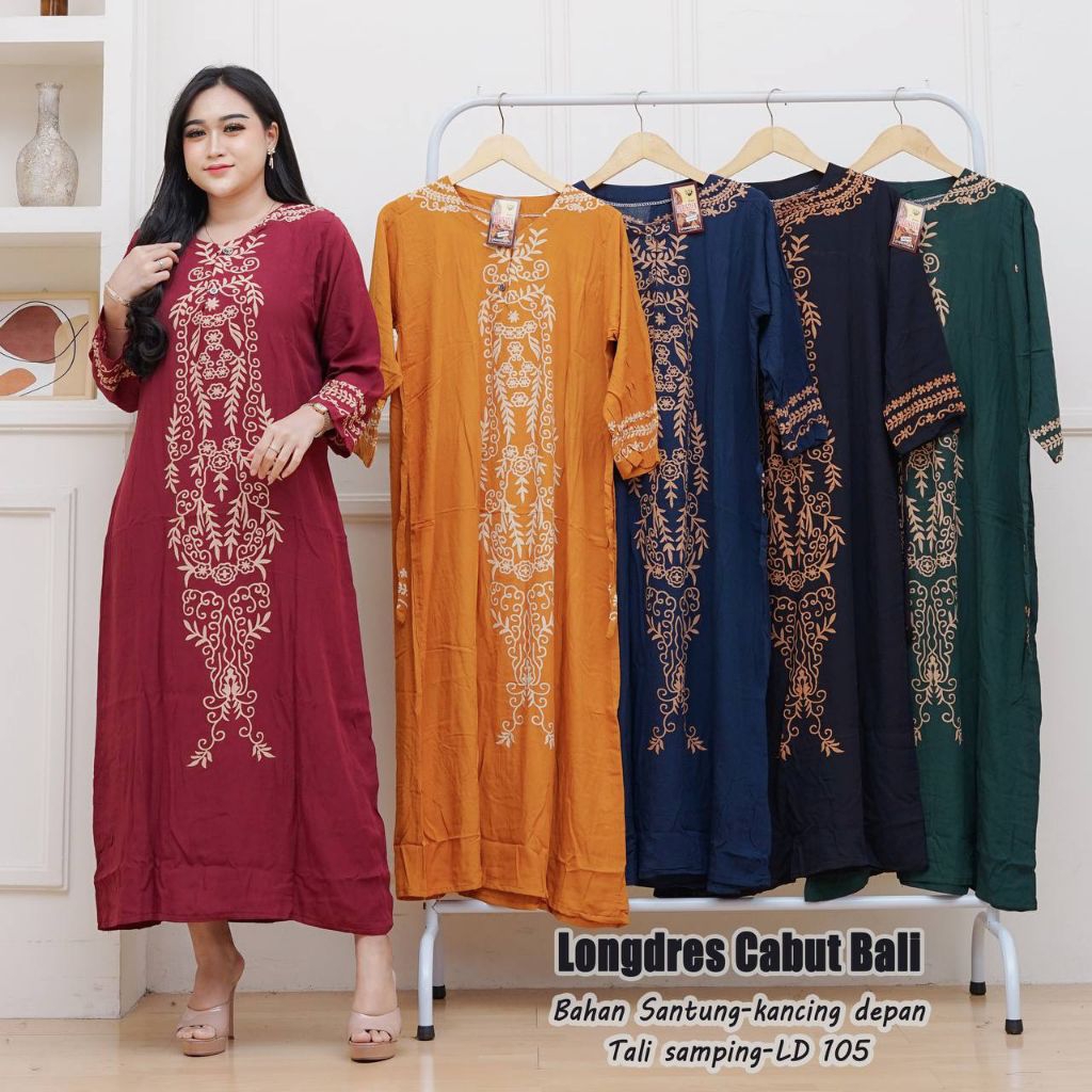 DASTER LENGAN PANJANG MOTIF TERBARU BAHAN ADEM / DASTER VIRAL TIKTOK/ GAMIS MURAH kekinian