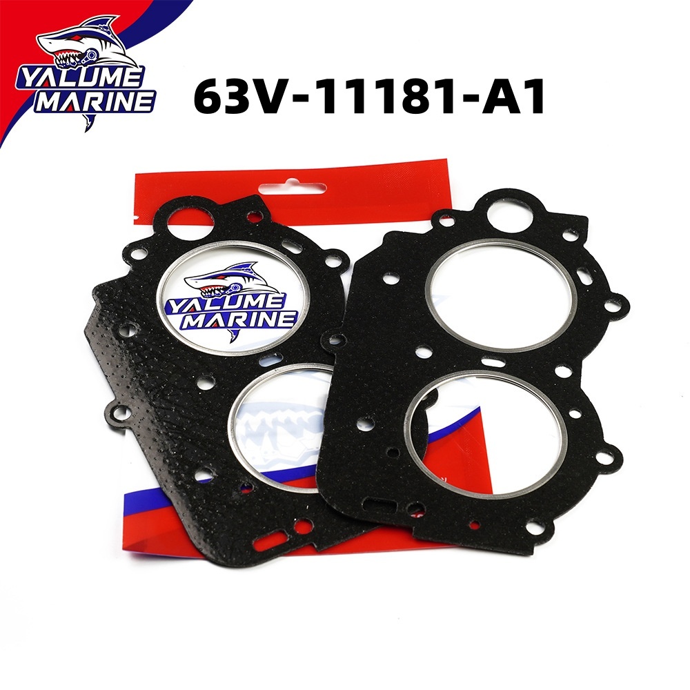SUKU CADANG MESIN TEMPEL / GASKET HEAD 15HP (63V-11181-A1)