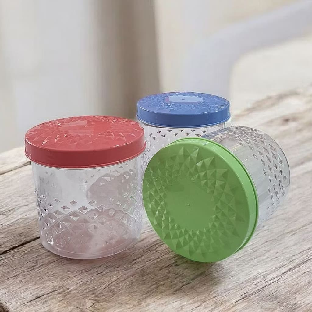 Toples Bening Ruby 900 ml / Toples Makanan Cemilan Ruby / Toples Candy - Toples Kue Kering