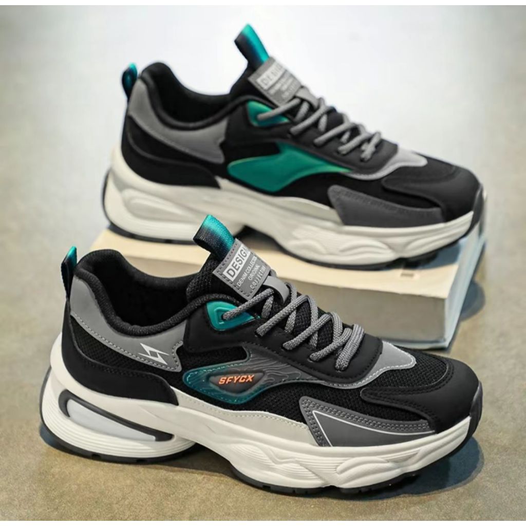 Sneakers Pria Trendy – Sol Tebal & Warna Earth Tone Kekinian