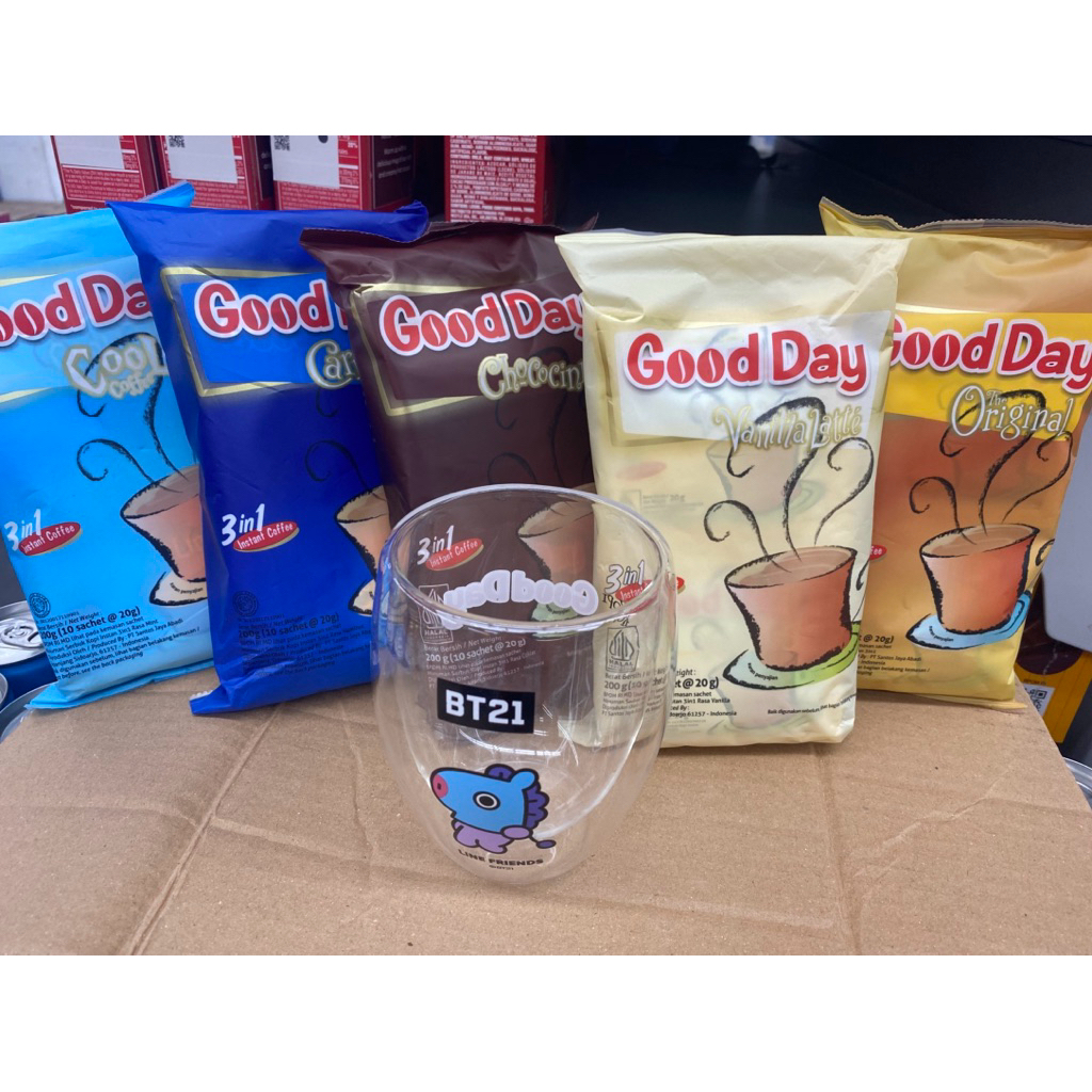 

Good Day hot(pembelian 2bag free gelas)