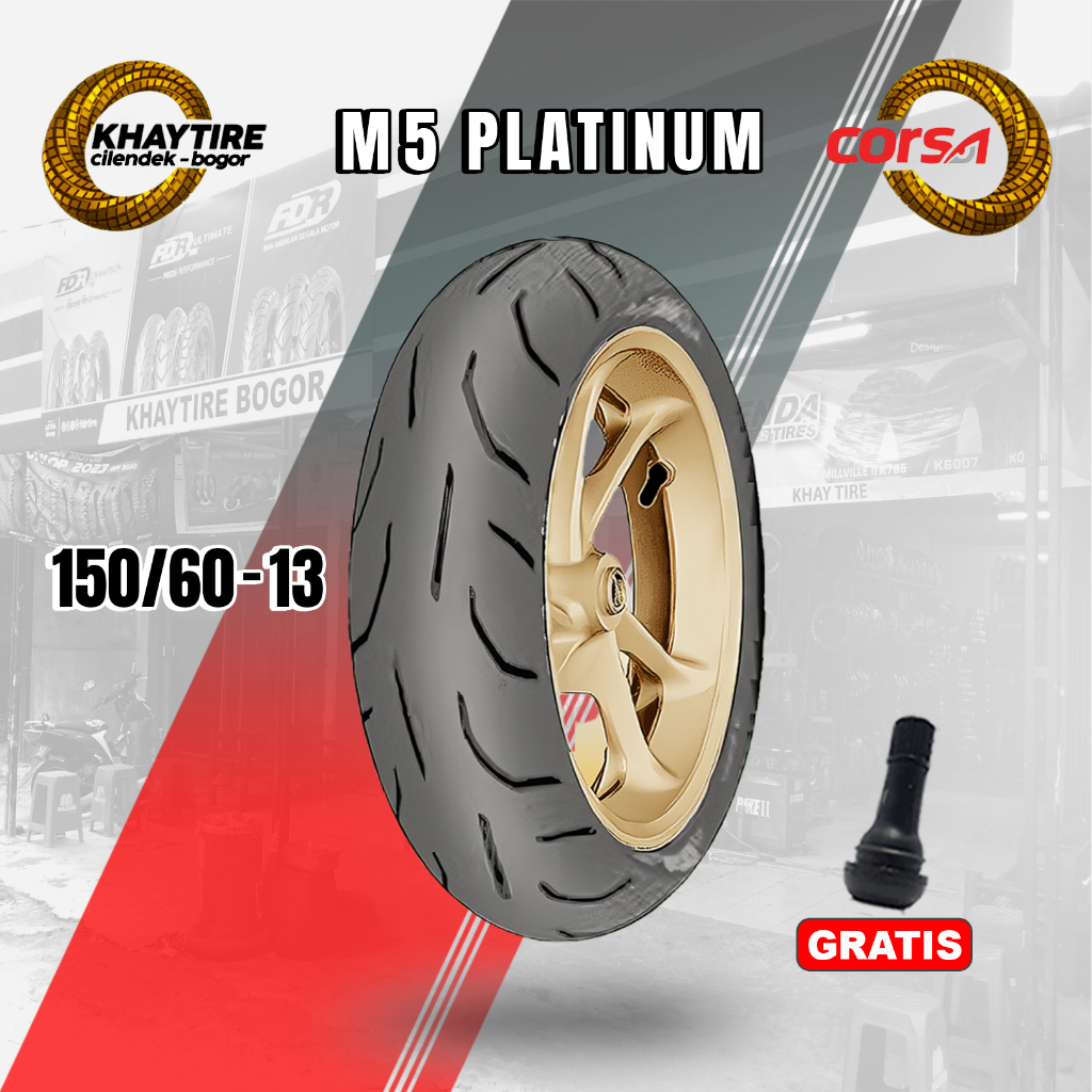 Ban Belakang Motor Nmax CORSA PLATINUM M5 150/60 Ring 13 Tubeless