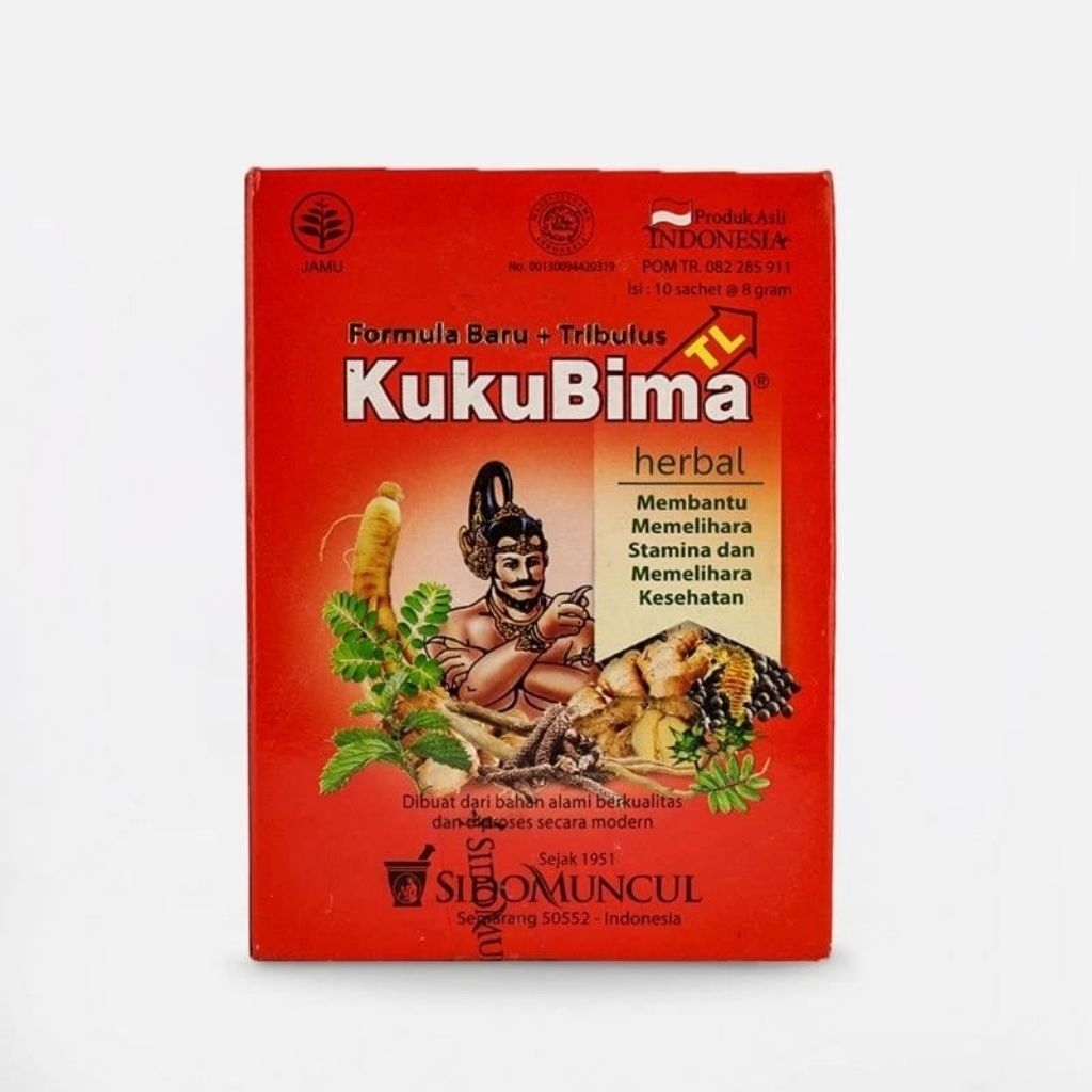 

Kuku bima TL ( Formula baru + Tribulus) Isi 10 sachet