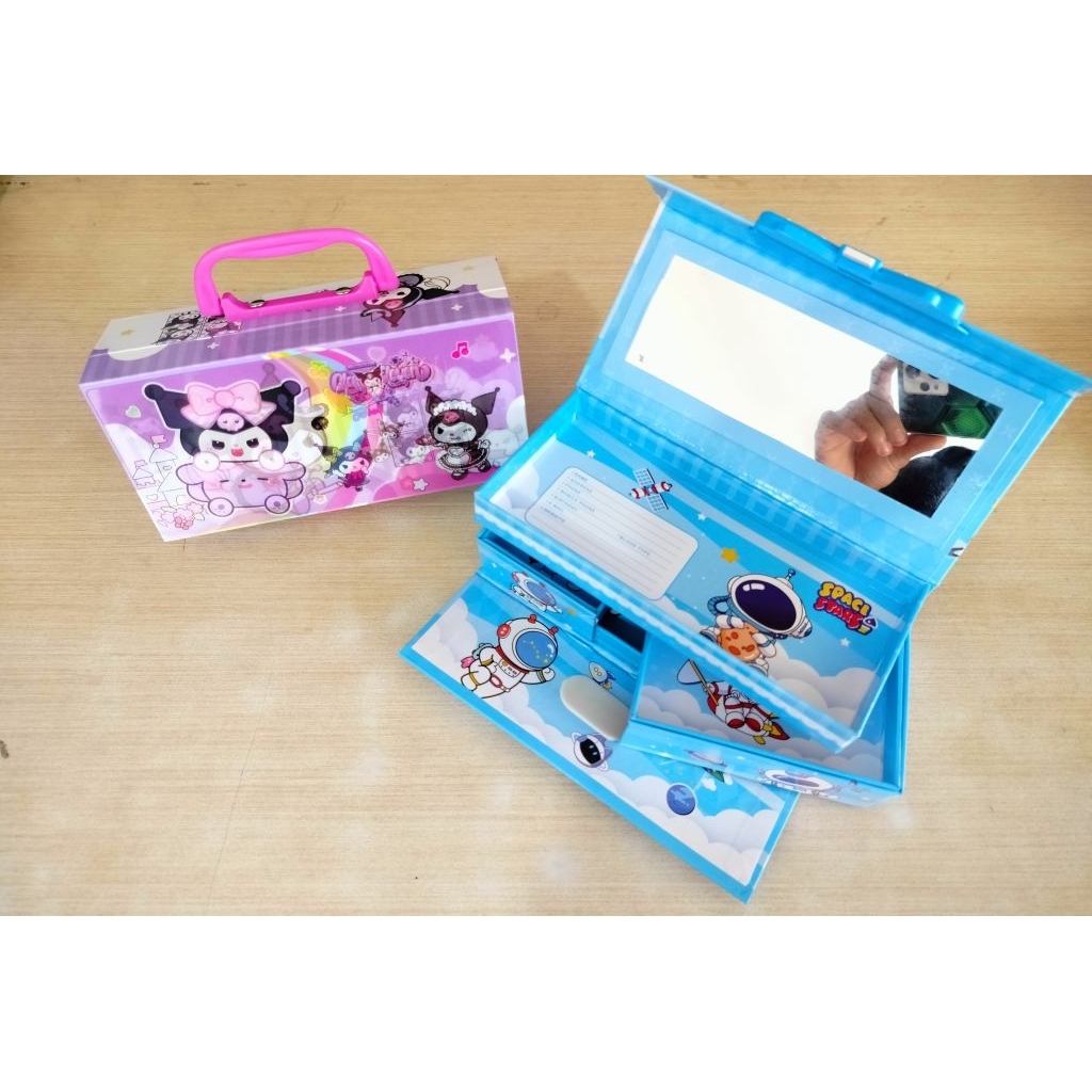 

GROSIR Kotak Pensil 3D Tingkat KK-2401