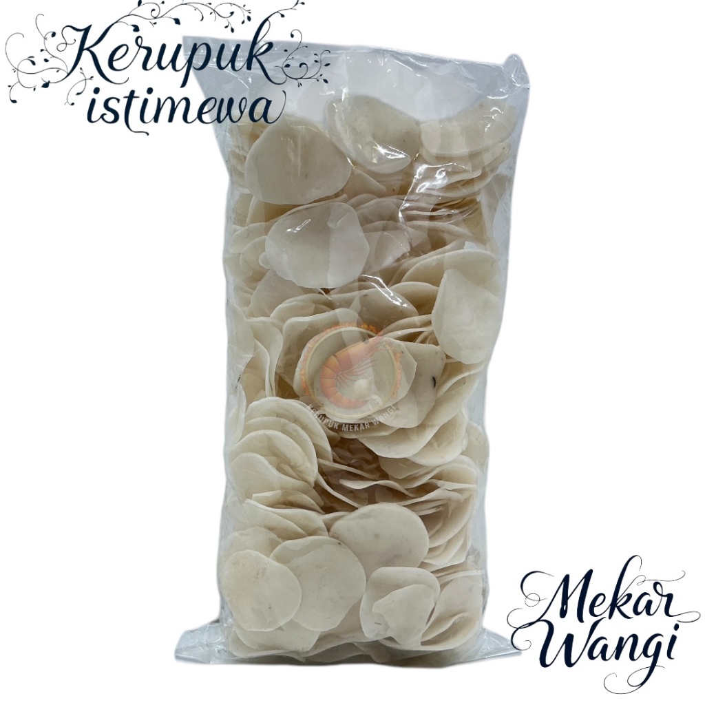 

Kerupuk MP Putih - Premium untuk Nasi Goreng Restoran, Seblak Basah/Kering - Renyah Tahan Lama