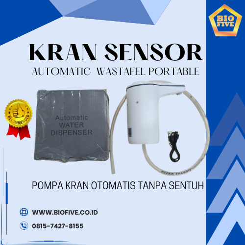 Kran Sensor Automatis Wastafel Portable