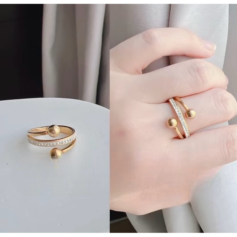 Cincin Titanium diamond Boba Lilit