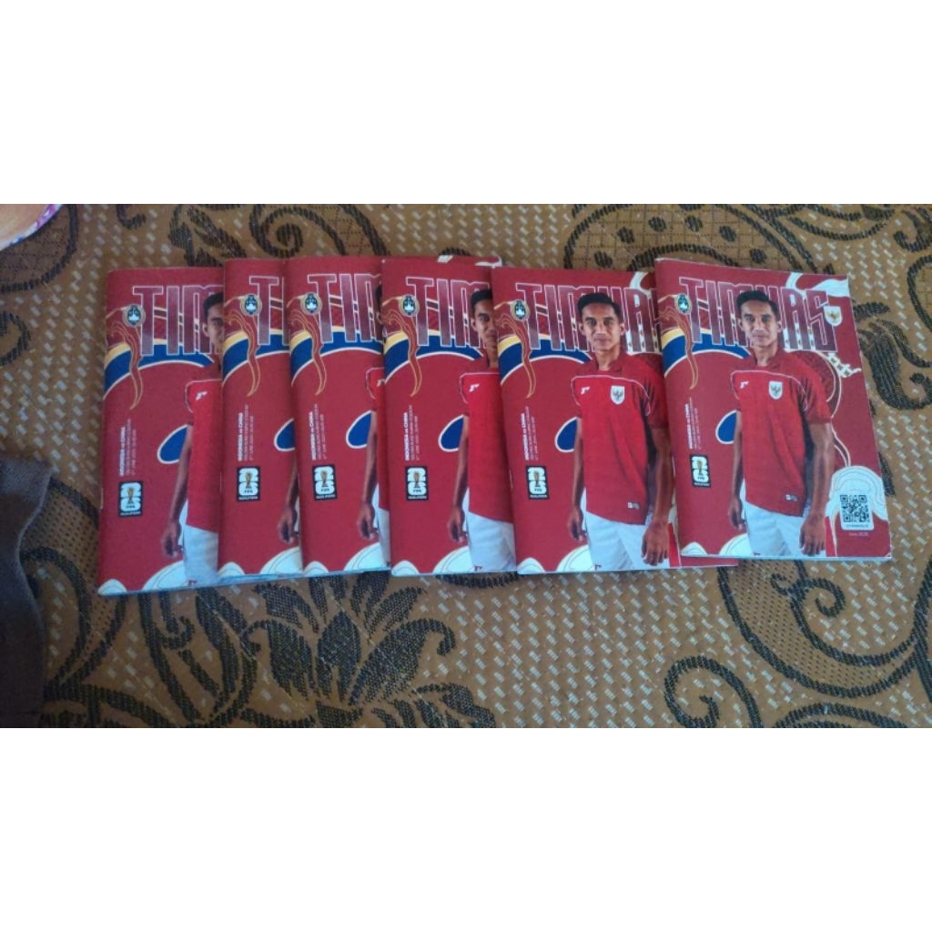 majalah match program timnas vs china