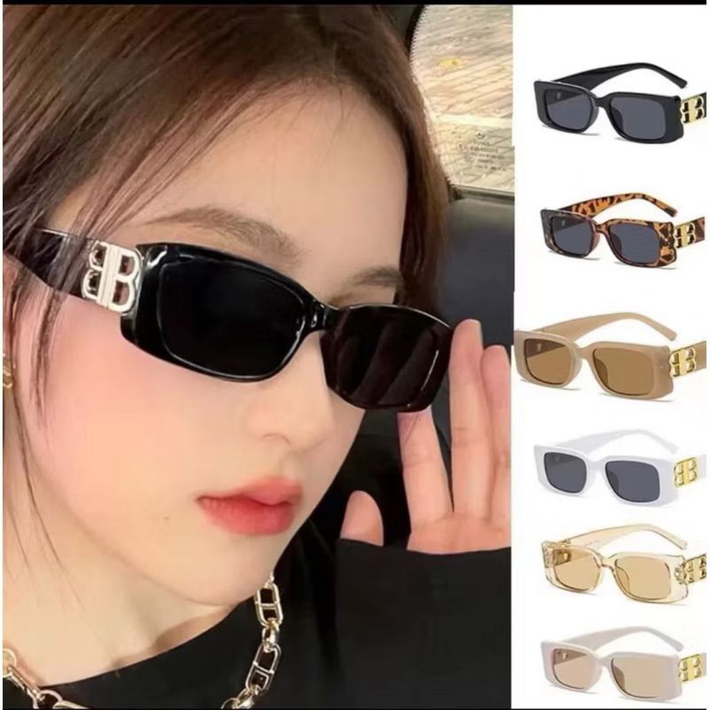 Kacamata Hitam Kotak Wanita Terbaru Kacamata Sunglasses Import Wanita