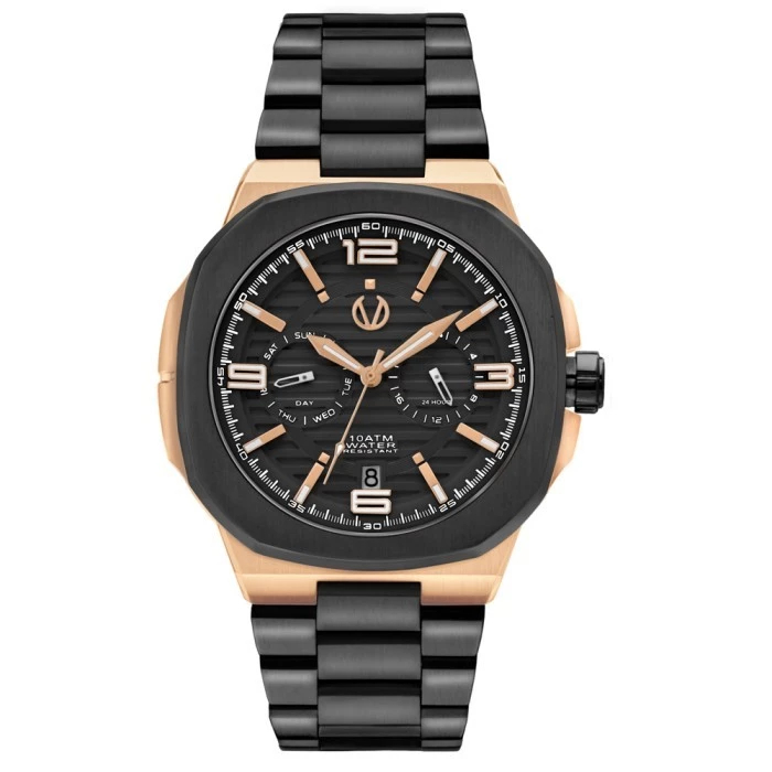 Jam Tangan Pria Tali Rantai Christ Verra CV 120592G-18 BLK