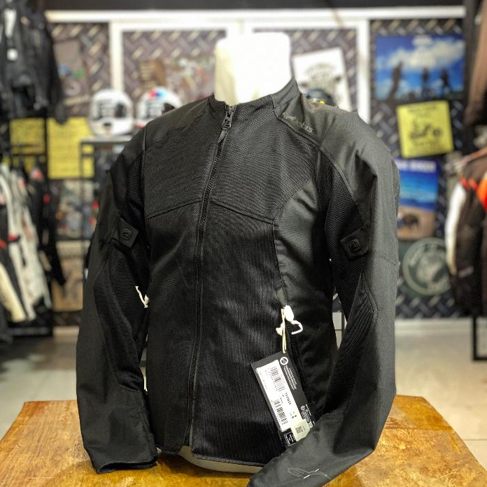 Alpinestars Stella C-1 Air Jacket Mesh Protector Jaket Touring Wanita - Black