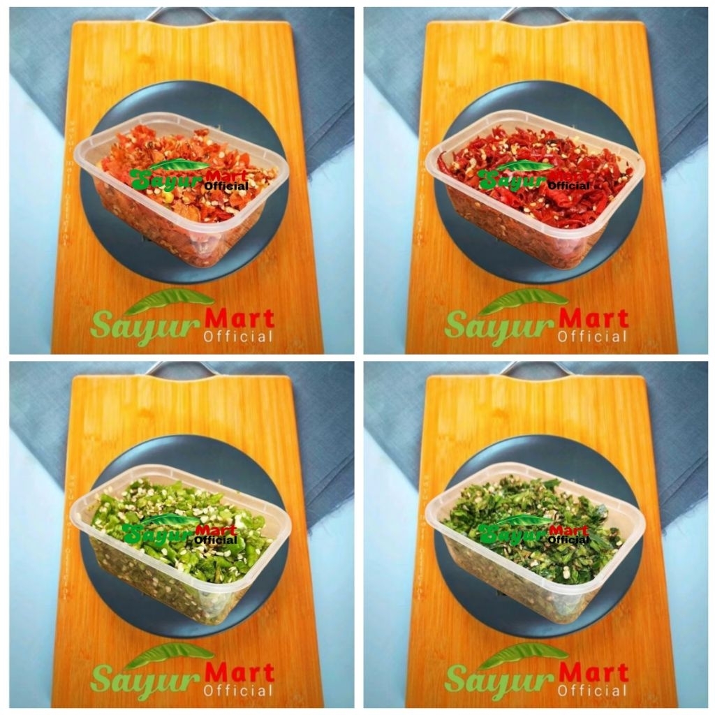 

Cabe/Cabai Giling Kasar 4 Varian Kirim Instan