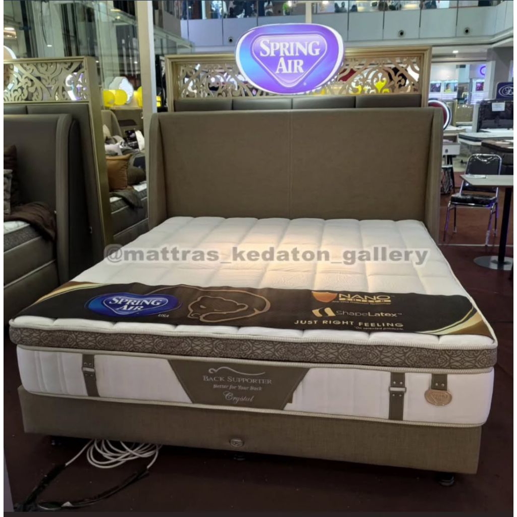 Springbed Spring Air Crystal kasur sultan premium set original