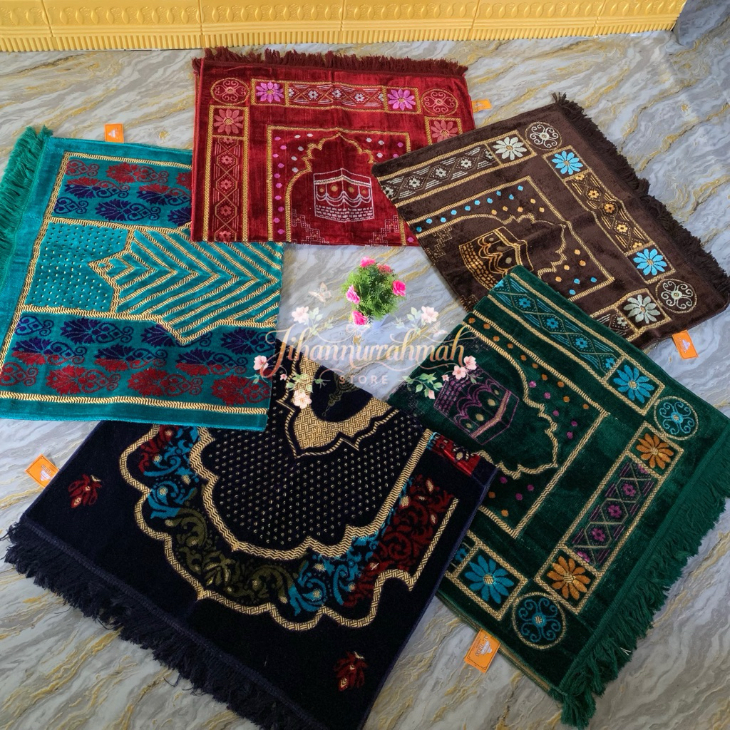 SAJADAH TURKI PREMIUM BESAR TEBAL DAN LEMBUT