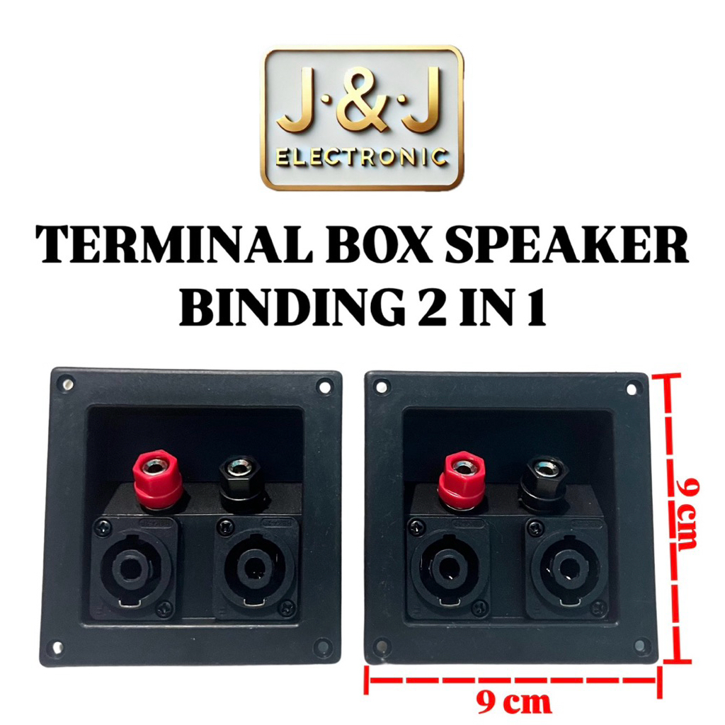 Terminal Box Speaker Binding Post + Spicon