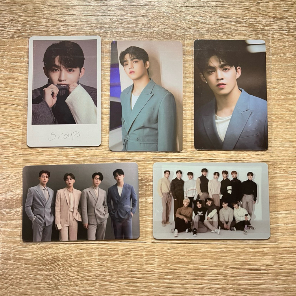 SALE Ready Stock SEVENTEEN INCOMPLETE OFFICIAL Trading Card Scoups Wonwoo Seungkwan Hoshi OT13