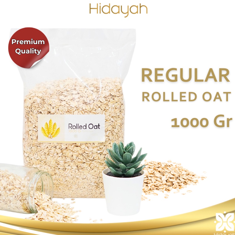 

BISA COD Rolled Oat 1 Kg Regular Oatmeal Gandum Utuh Premium Original