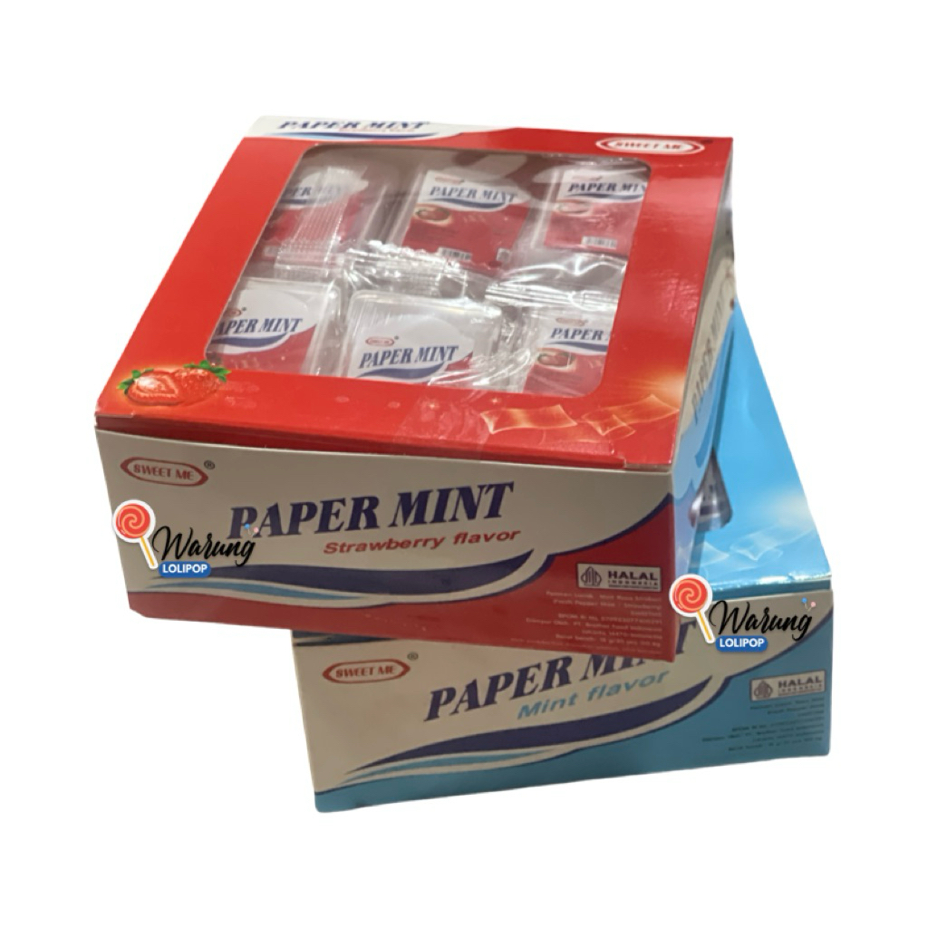 

Permen Plastik Paper Mint 30pcs – Rasa Strawberry Mint Segar