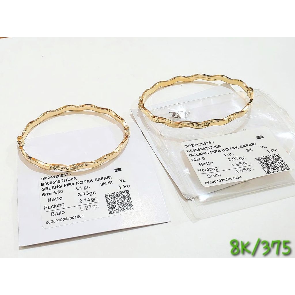 Gelang Kolong Cartier Lengkik Dewasa (8K//375℅)