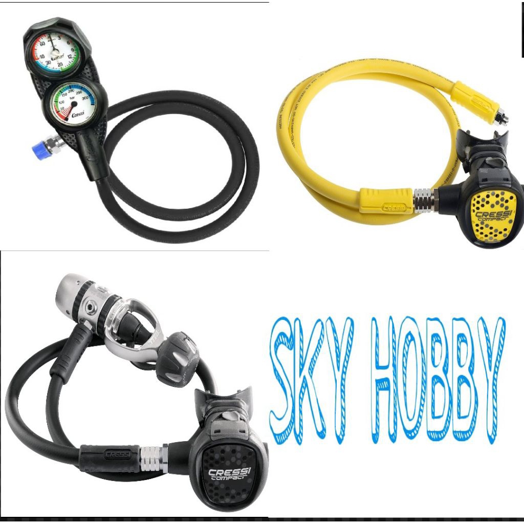 SET REGULATOR CRESSI AC2 COMPACT - ALAT SELAM - PERLENGKAPAN SELAM