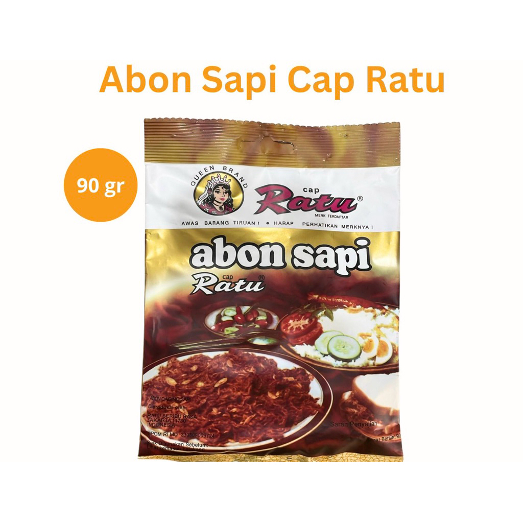 

Abon Sapi Premium Merek Ratu 90gram