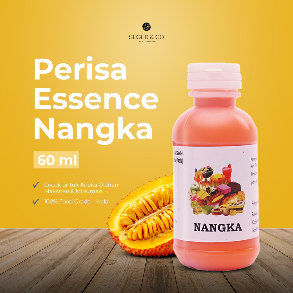 

Seger & Co Nangka Essence Pasta Perisa Makanan 60ml | Bahan Tambahan Pangan Makanan & Minuman Halal Food Grade