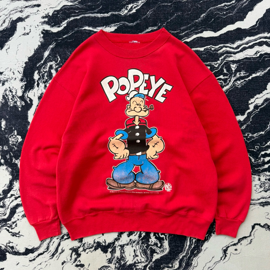 Vintage 90s popeye crewneck
