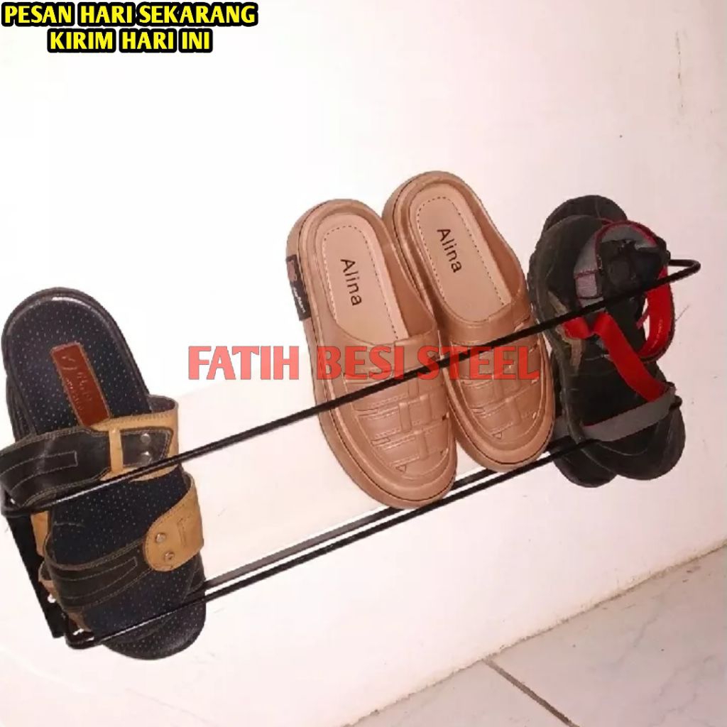 Rak Sepatu Sandal Tempel Dinding Rak Gantungan Tempat Sepatu Dinding tembok aesthetic minimalis jumb