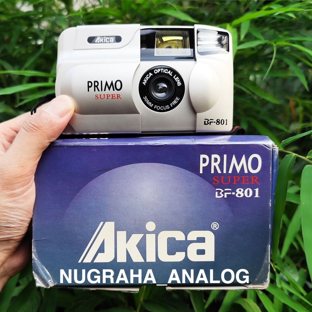 Kamera Analog Akica BF 800 / Akica Primo Super BF 801 Point & Shoot Film Camera