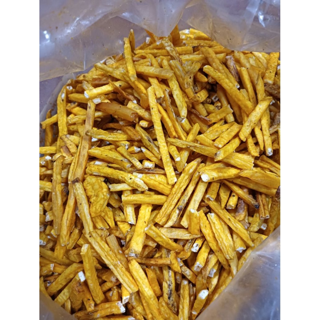 

Keripik stik talas kemasan ecer