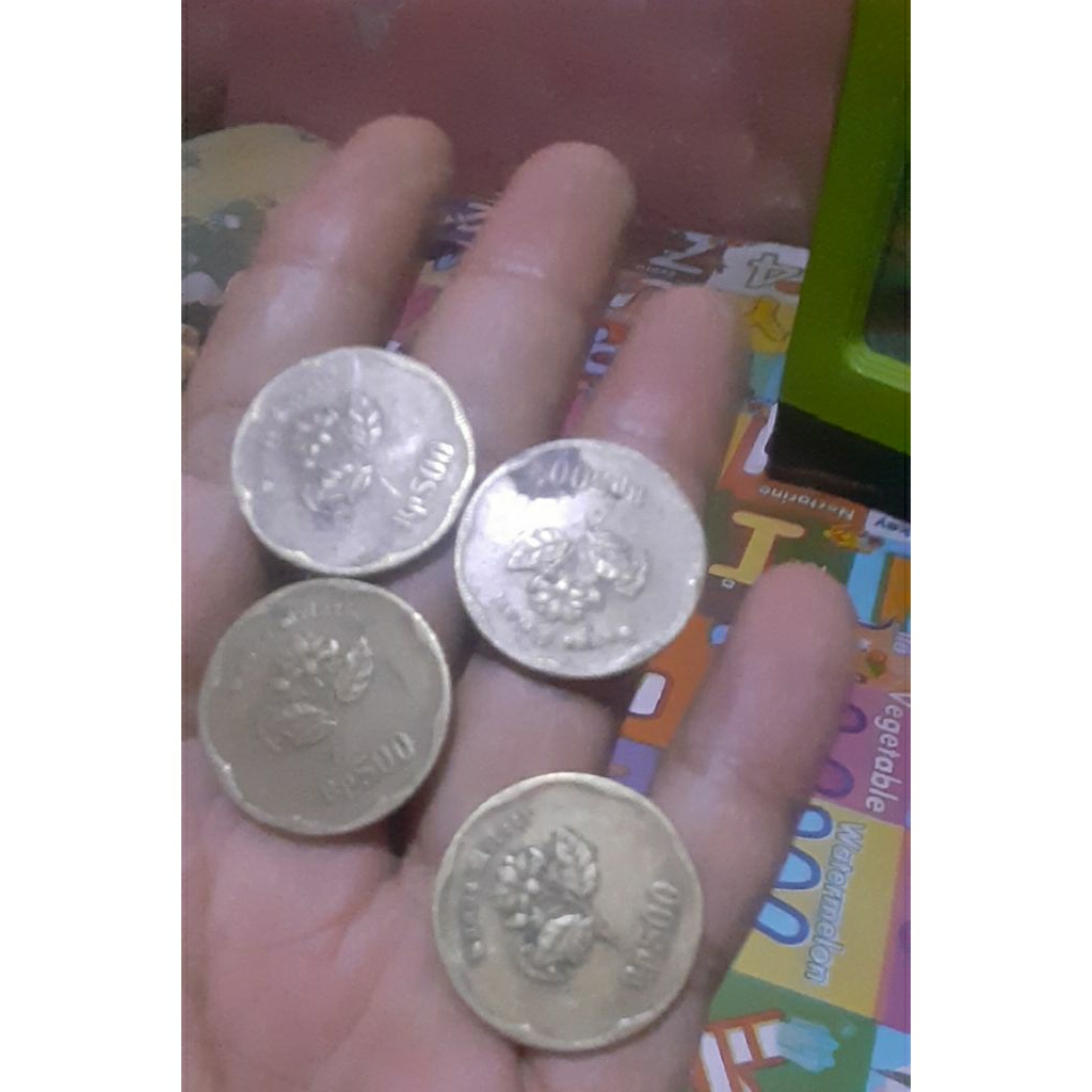 Koin 500 Melati Tahun 1991