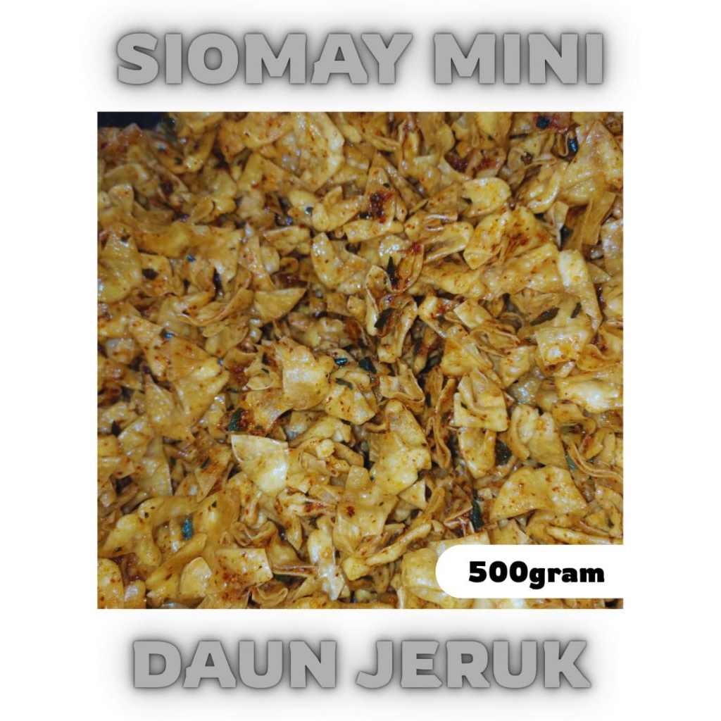 

Siomay Mini Daun Jeruk Khas Garut Kemasan 500gr