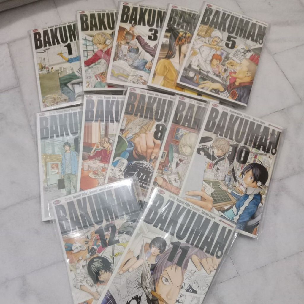 Set Komik Bakuman 1-12