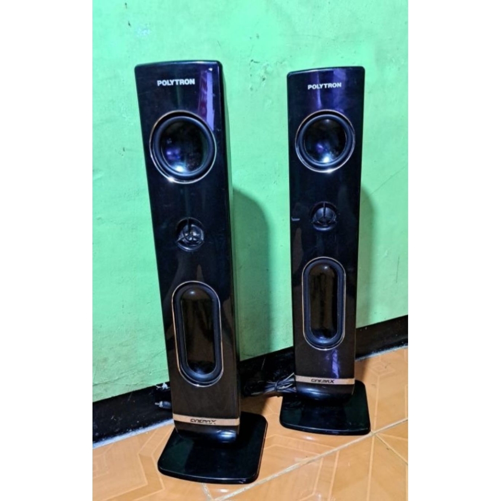 speaker tower pasif tv polytron cinemax