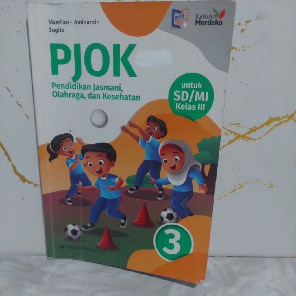 Buku Baru PJOK Erlangga SD/MI Kelas 3,III