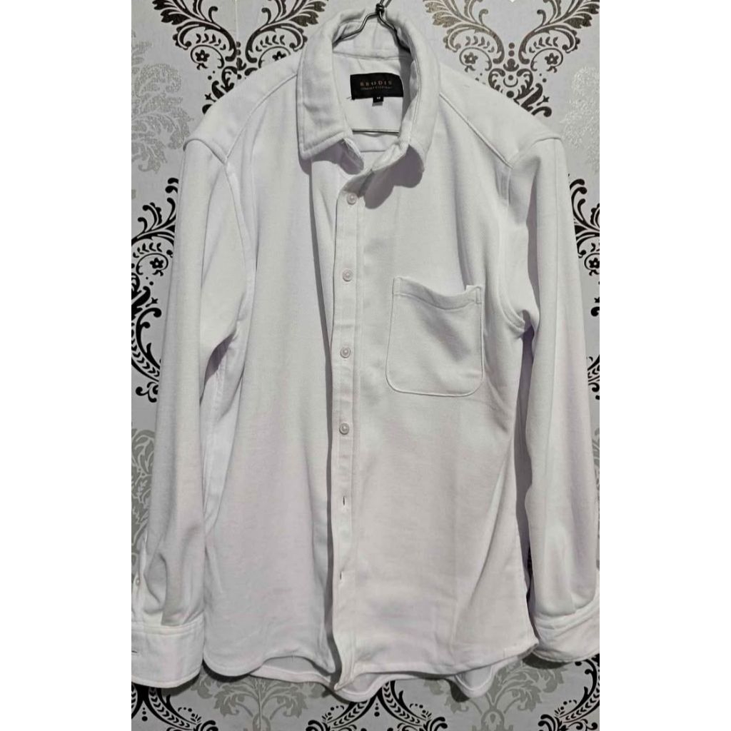 Baju Pria ( Humer putih ) Putihan Lengan panjang Muantap.