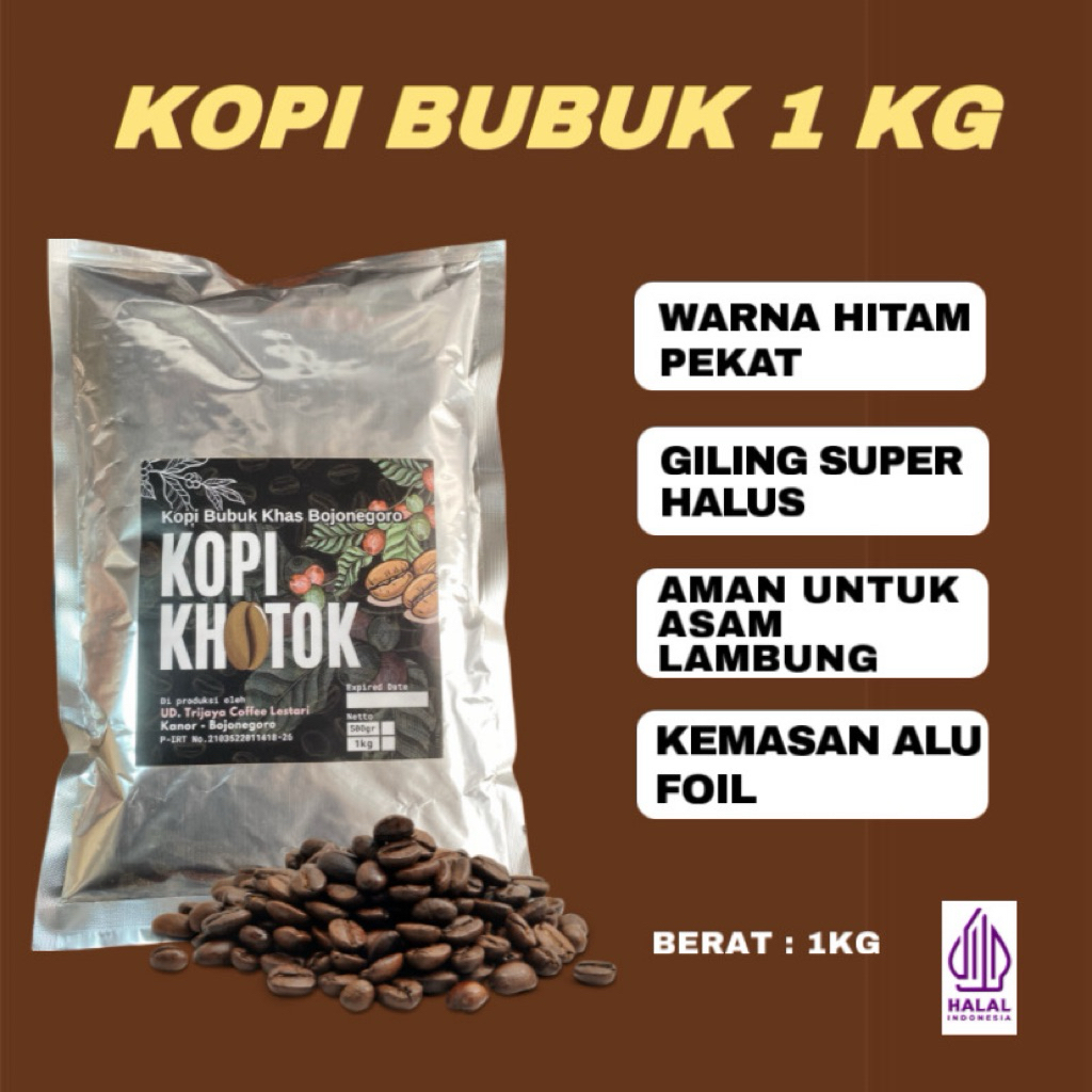 

KOPI BUBUK 1kg - KOPI BUBUK ROBUSTA 1kg - KOPI GIRAS KOPI BUBUK HITAM - Kopi Bubuk Murah 1kg Kopi Bubuk Robusta Halus Khas warung kopi rasa mantap tanpa gula - Bisa Untuk Kopi Tubruk dan coffee Susu