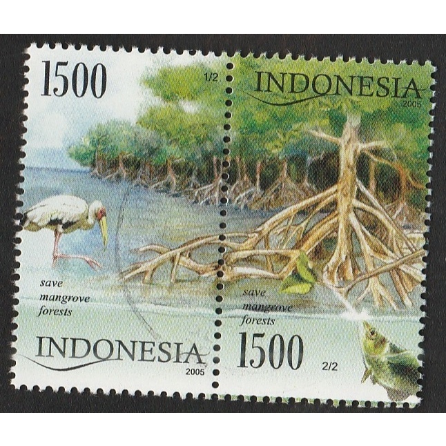 

a 12275 SET LENGKAP PRANGKO INDONESIA TEMA SAVE MANGROVE FOREST DENGAN KONDISI SDAH ADA CAP