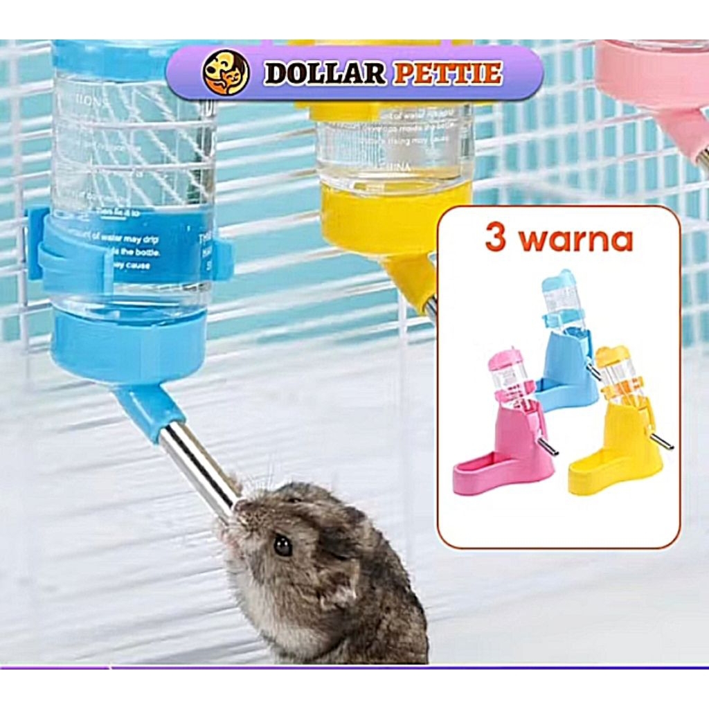 

DOT MINUM60ML/80ML TEMPAT MAKAN HEWAN HAMSTER LANDAK MINI KELINCI SUGAR GLIDER