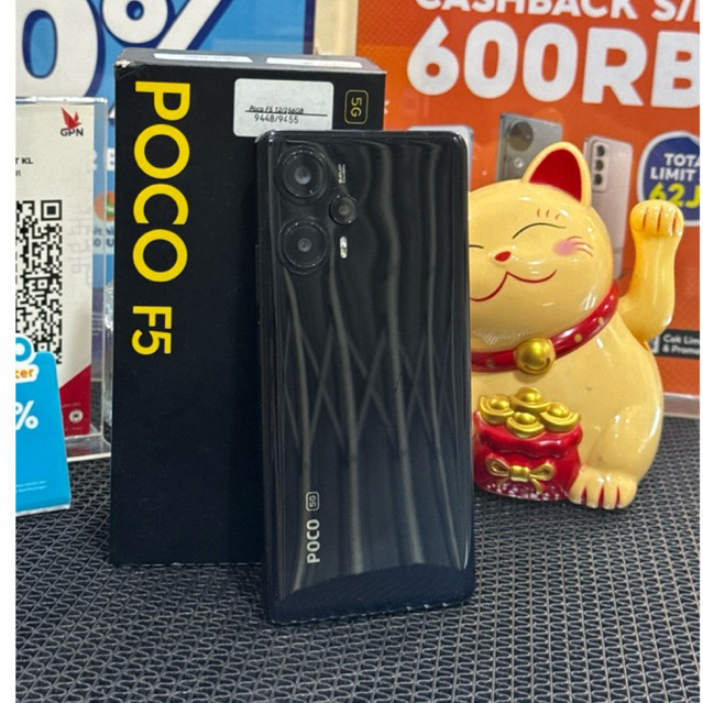 POCO F5 RAM 12GB/256 GB GARANSI RESMI SECOND ORIGINAL