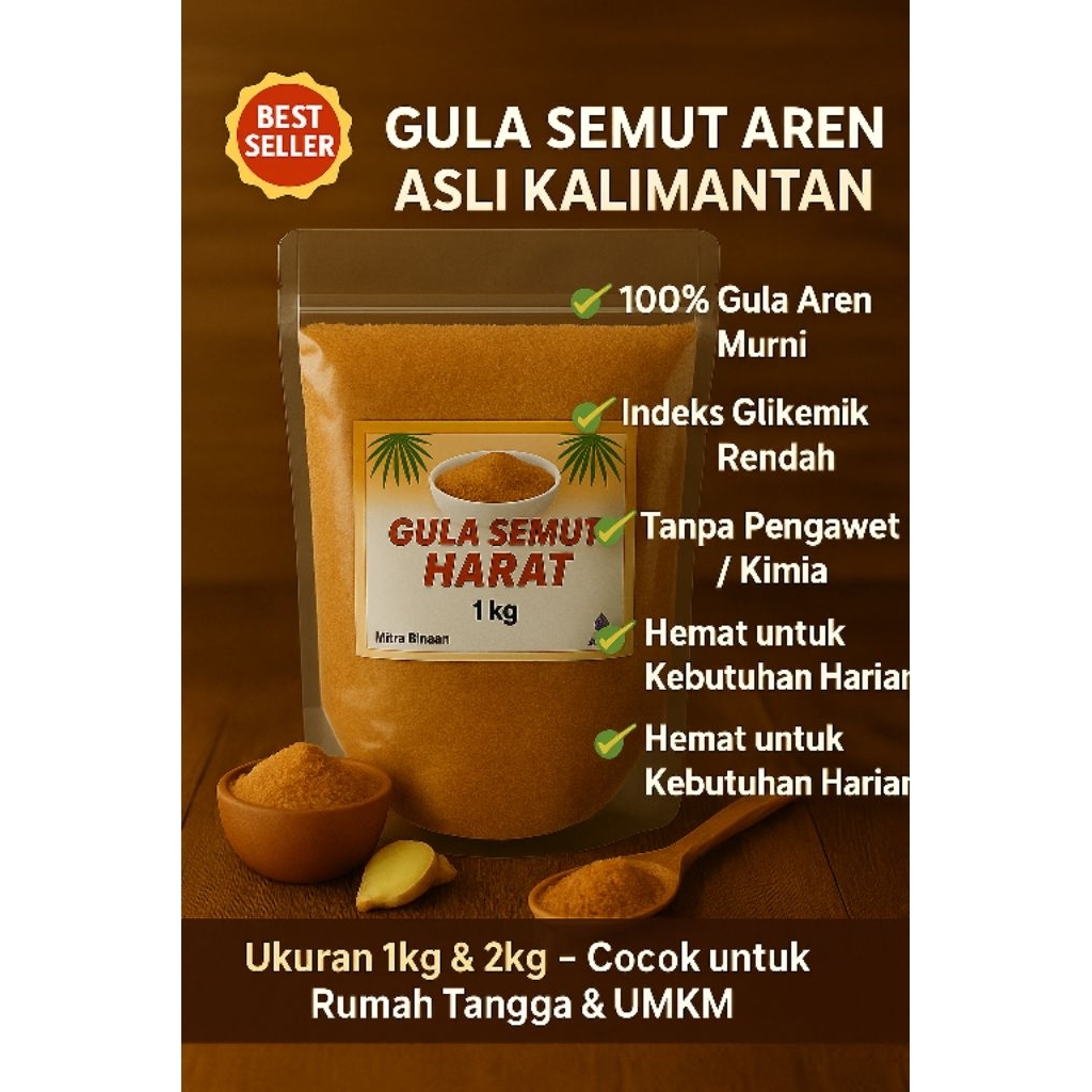 

Gula Semut Aren Original Variasi Ukuran — HARAT