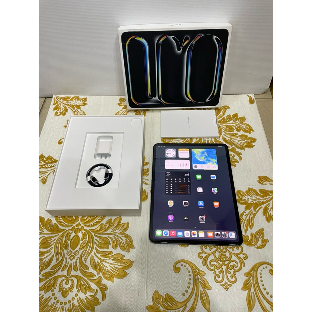 iPad Pro 13 inch M4 256GB Wifi Second Mulus Fullset Original