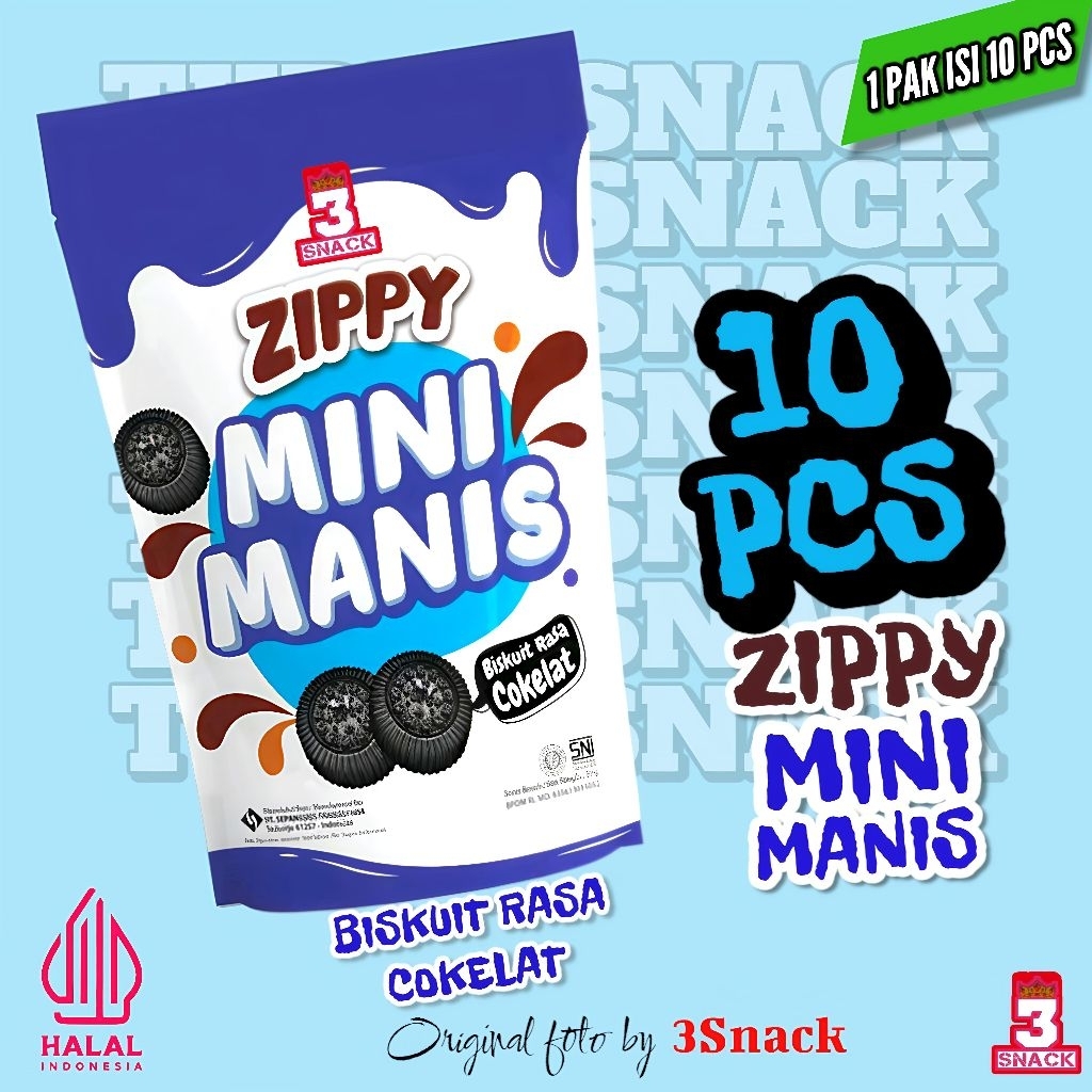 

1 PAK ZIPPY MINI MANIS COKELAT ISI 10 PCS