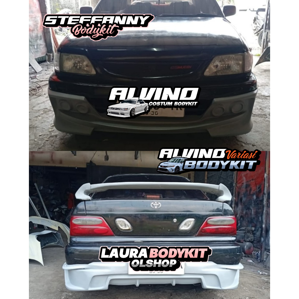 BODYKIT SOLUNA TAHUN 1997 - 2003 BODYKIT TOYOTA SOLUNA 1997 1998 1999 2000 2001 2002 2003 NEW