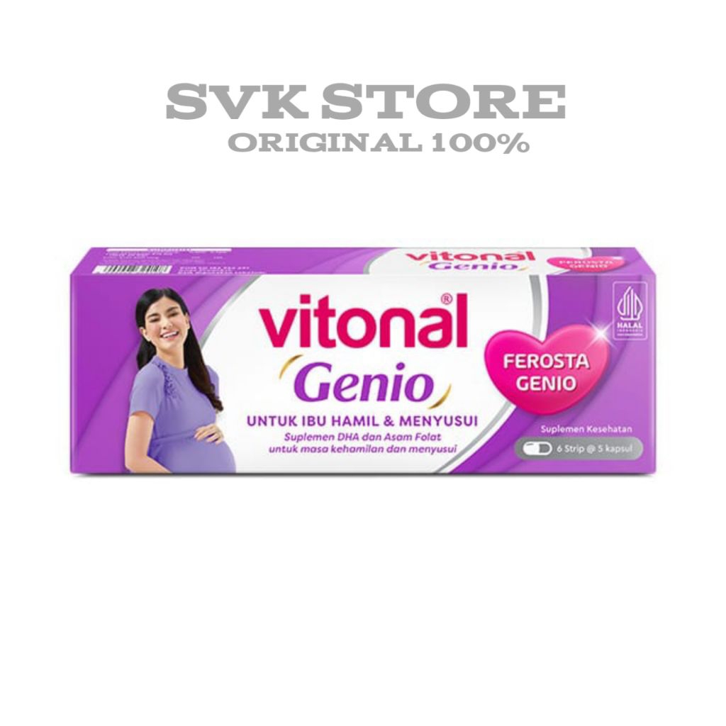 Vitonal Genio untuk ibu hamil & menyusui ORIGINAL 100%