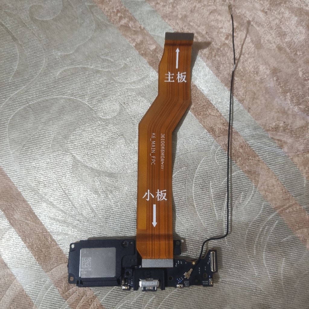 Mesin bawah board charger Redmi Note 10 Pro original copotan