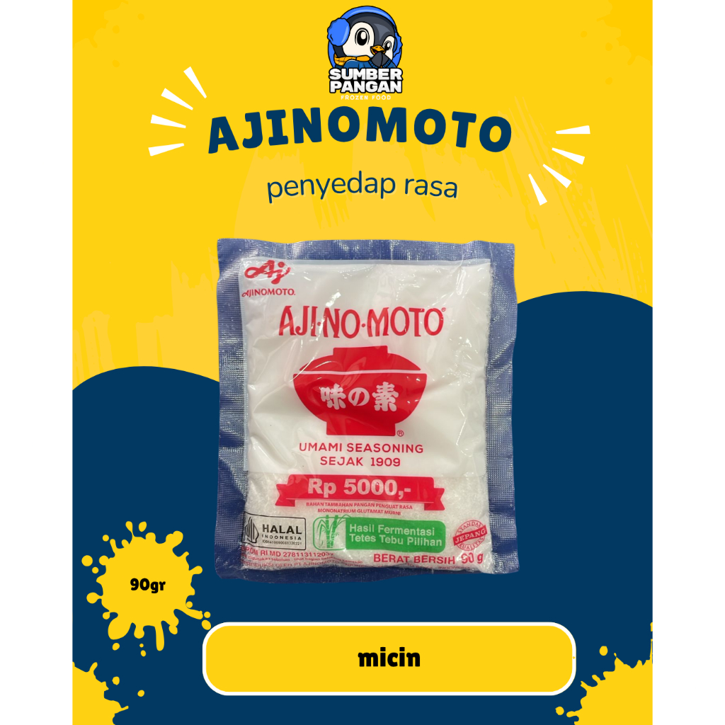 

Ajinomoto micin 90gr (penyedap rasa)
